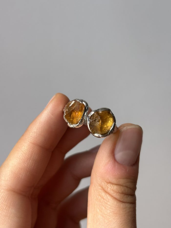 Anillo Gaia con citrino - Imagen 3